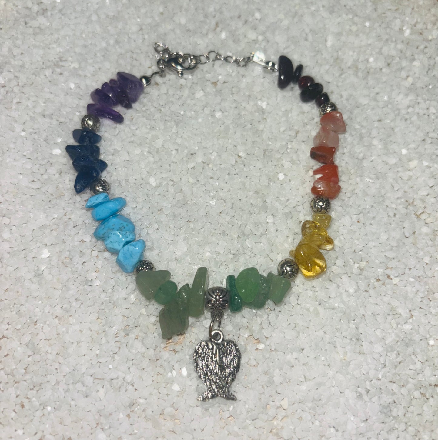 Angel Wings chakra bracelet