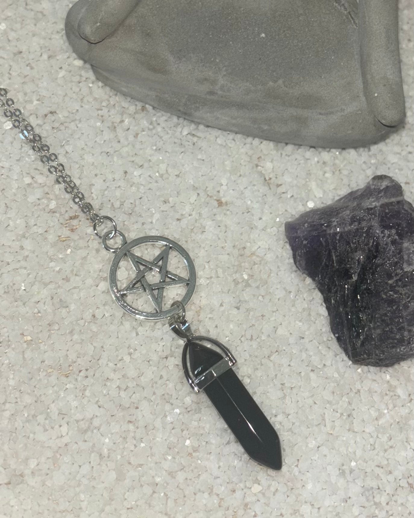 Black Obsidian Pendant