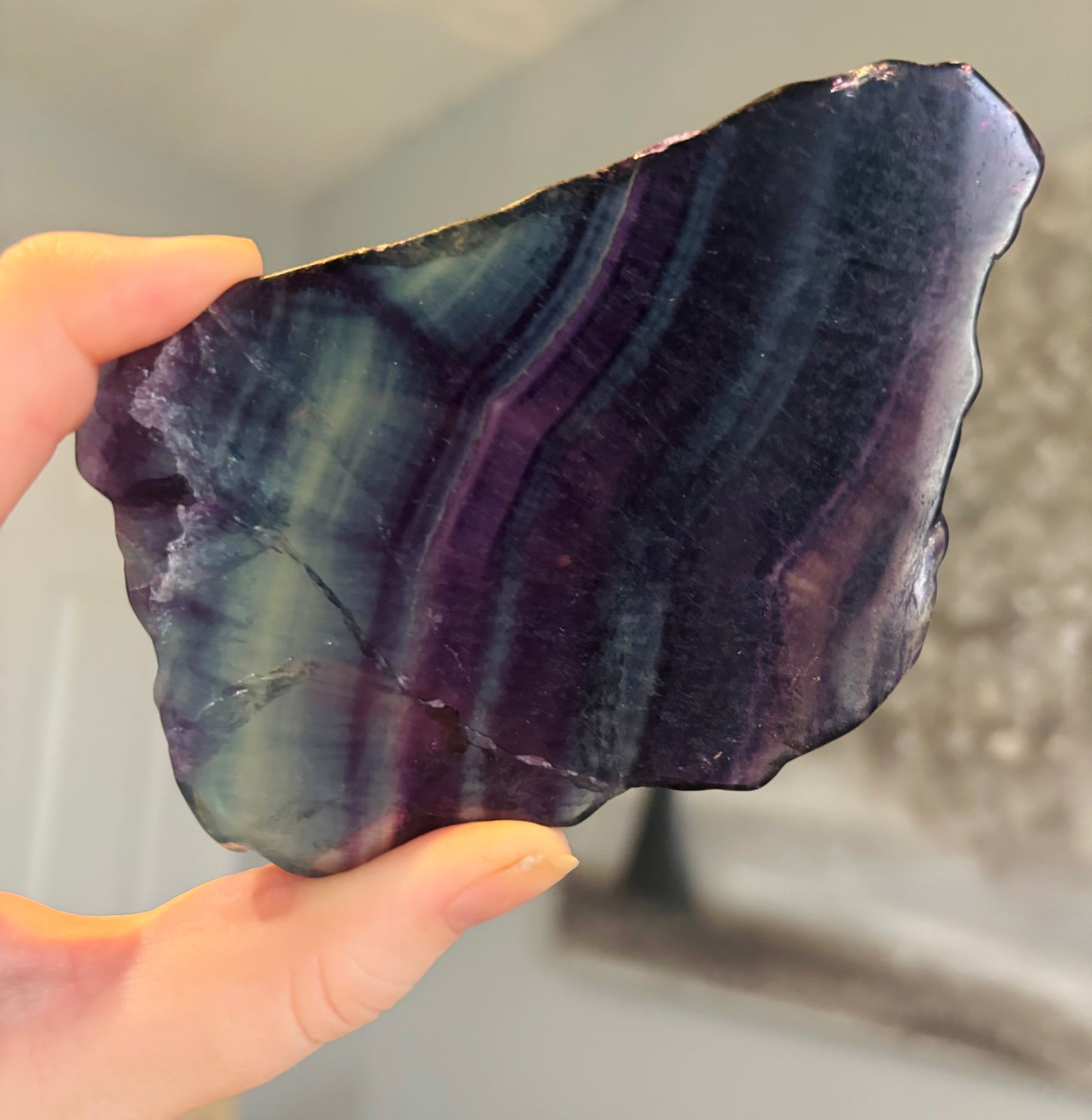 Fluorite slice