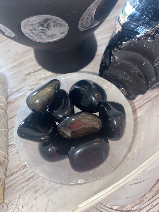 Black obsidian