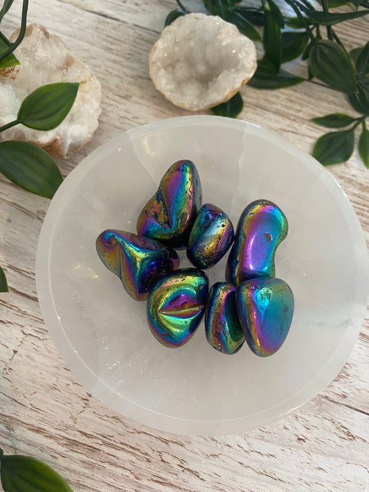 Rainbow Aura Quartz